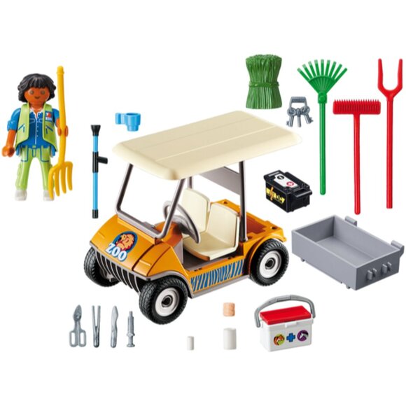 Playmobil Animal Caretaker Set with Vehicle & Accessories - Picture 3 of 5